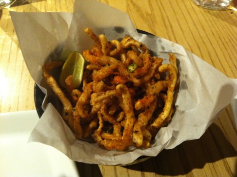 Spicy fried calamari Spicy fried calamari